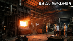 鋳造炉からの輻射熱 - 溶解設備が放射する見えない赤外線熱の影響