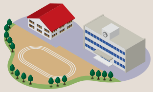 公共工事への取り組みイラスト