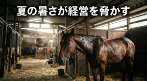 ### 1) タイトル案（3つ） - 乗馬クラブの「暑さ対策」完全ガイド｜馬房の熱気・熱ストレスを減らし、夏の健康事故を防ぐ方法 - 馬房が暑いのは「屋根と輻射熱」が原因かも｜乗馬クラブ経営者のための熱ストレス対策と遮熱の考え方 - 夏に馬がバテる前に｜乗馬クラブの暑さ問題（馬房・厩舎）を改善する対策とサーモバリア活用提案 ### 2) メタ情報 - **想定検索キーワード**：乗馬クラブ 暑さ対策、馬房 暑い 対策、厩舎 遮熱、馬 熱ストレス 対策、夏 馬 健康管理 - **想定読者**：乗馬クラブ経営者／施設管理者（厩舎の暑さ・馬の夏バテ・熱中症リスクに悩む方） - **記事の目的**：馬の熱ストレスと事故リスクを減らし、施設の価値（安全性・快適性・稼働率）を上げるための実務的な改善策を提示する - **文字数目安**：約6000文字 ### 3) 構成（H2/H3） - ## ① タイトル（この記事で扱うこと） - ## ② 導入：夏の「暑さ」は経営課題になっている - ### 馬の不調は、事故・稼働率・評判に直結する - ### 「冷やす」だけでは追いつかない年もある - ## ③ 問題：乗馬クラブで起きやすい暑さの困りごと - ### 馬の熱ストレス（食欲低下・パフォーマンス低下・疝痛リスク） - ### スタッフの作業環境悪化（事故・離職・ミス） - ### 会員満足度の低下（レッスン品質・滞在快適性） - ## ④ 原因：馬房・厩舎が暑くなるメカニズム - ### 外気温だけが原因ではない（屋根の輻射熱・こもり熱） - ### 風が通らない／湿度が抜けない（換気計画の不足） - ### 夜に温度が下がらない（蓄熱と放熱） - ## ⑤ 対策：まず取り組む「運用」と「設備」の優先順位 - ### 体調管理の運用（観察項目・給水・電解質・休ませ方） - ### 換気・送風・排熱（風の通り道を作る） - ### ミスト・散水・冷却（やり方を間違えると逆効果） - ### 断熱と遮熱の違い（狙うべきはどっち？） - ## ⑥ 遮熱：暑さ対策の本丸になりやすい「輻射熱カット」 - ### 屋根・壁からの熱を減らすと、体感が変わる理由 - ### 遮熱で改善しやすい場所（屋根・折板・壁・開口部周り） - ### 改修時の注意点（結露・通気層・施工品質） - ## ⑦ サーモバリアの提案：乗馬クラブ向け導入イメージ - ### 適用しやすいケース（既存厩舎の暑さ・改修制限がある場合） - ### 期待できる効果（体感温度・作業性・電力負担の軽減方向） - ### 進め方（現地確認→課題整理→優先順位→部分施工から） - ## ⑧ まとめ：暑さに強い厩舎は、事故予防と資産価値につながる ### 4) 本文（下書き） - 導入 ## ① タイトル（この記事で扱うこと） 乗馬クラブの夏は「暑さとの戦い」です。近年は猛暑日が珍しくなく、馬の体調不良、レッスンの品質低下、スタッフの作業負担、会員満足度の低下など、暑さは“現場の困りごと”を超えて経営課題になりつつあります。 特に厄介なのが、馬房（厩舎内）が外より暑く感じる、夜になっても熱が抜けない、風が通らず湿気がこもる、といった「建物側の暑さ」です。冷房機器やミスト、扇風機だけで乗り切ろうとしても、暑さの“発生源”が建物側にあると、対策は追いかけっこになりがちです。 この記事では、乗馬クラブ経営者・施設管理者の方向けに、馬房の暑さと馬の熱ストレスの関係を整理し、原因→対策→遮熱→サーモバリアの導入提案まで、実務で使える考え方をまとめます。 ## ② 導入：夏の「暑さ」は経営課題になっている ### 馬の不調は、事故・稼働率・評判に直結する 夏の体調不良は、単に「食欲が落ちる」「元気がない」で済まないことがあります。熱ストレスが続けば、回復に時間がかかり、運動負荷の調整が必要になり、レッスンの稼働率や品質に影響します。さらに、疝痛などのリスクも高まり、結果として医療費や対応コスト、スタッフの心理的負担にもつながります。 また、会員にとっても「馬がしんどそう」「厩舎が暑すぎて居られない」という体験は、クラブへの信頼や満足度に直結します。夏場の退会・休会が増える、体験入会の成約率が落ちるといった形で、売上面にも影響が出やすい季節です。 ### 「冷やす」だけでは追いつかない年もある 扇風機、送風機、ミスト、スポットクーラーなどは有効ですが、近年の暑さでは「外気そのものが暑い」「建物が熱を持っている」という条件が重なり、冷やす努力が追いつきにくい年も出ています。 そこで重要になるのが、暑さの“入口”を減らす発想です。つまり、屋根や壁が受けた熱が厩舎内に放出される量を減らし、こもり熱を抜きやすくする。これが、遮熱を含む建物側対策の価値です。 ## ③ 問題：乗馬クラブで起きやすい暑さの困りごと ### 馬の熱ストレス（食欲低下・パフォーマンス低下・疝痛リスク） 馬は大きな体で発熱量も大きく、運動時は体温が上がりやすい動物です。暑い環境下では、体温調整の負担が増え、食欲が落ちたり、回復が遅くなったりします。発汗による水分・電解質の損失も起こりやすく、体調の波が大きくなる原因になります。 現場では、次のようなサインが積み重なることが多いです。 - 夕方以降も呼吸が落ち着きにくい - いつもより水を飲む／飲まないなど行動が変わる - 飼い葉食いが悪い、集中力が落ちる - 馬房で落ち着かない、寝ない（休息が浅い） この「小さな変化」が続く環境は、クラブ全体の運営にとってもリスクです。 ### スタッフの作業環境悪化（事故・離職・ミス） 暑さは人にも厳しく、馬のケア作業（手入れ、給水、飼料、清掃、運動管理）は夏ほど負担が増します。スタッフが疲弊すると、注意力が落ち、事故やミスが増える要因になります。採用が難しい業界ほど、作業環境の改善は離職防止にも効きます。 ### 会員満足度の低下（レッスン品質・滞在快適性） レッスンの時間帯をずらす、運動負荷を下げる、頭数を調整するなどの運用は必要ですが、限界があります。厩舎や待機スペースが暑いと、会員の滞在体験が悪くなり、クラブの評価に影響します。暑さ対策は「安全対策」であり、同時に「サービス品質の維持」でもあります。 ## ④ 原因：馬房・厩舎が暑くなるメカニズム ### 外気温だけが原因ではない（屋根の輻射熱・こもり熱） 「今日は外が暑いから仕方ない」と思われがちですが、厩舎の暑さは外気温だけで決まりません。代表的なのが、屋根が受けた熱（太陽からの熱）が、屋根材や構造体を通じて内側へ伝わり、厩舎内に放出される現象です。これがいわゆる“輻射熱”の問題です。 屋根面が熱くなると、厩舎内にいる馬や人は、空気温度以上に「熱を浴びている」状態になります。風を回しても、熱の発生源が上から降り注いでいると、体感が下がりにくいのはこのためです。 ### 風が通らない／湿度が抜けない（換気計画の不足） 厩舎は安全や管理の都合で、開口部が限定されることがあります。その結果、風が通りにくく、湿気や熱が滞留します。特に、連続した馬房配置で中央通路が長い場合、空気が“出ていく先”がないと、送風しても循環しているだけになりがちです。 ### 夜に温度が下がらない（蓄熱と放熱） 日中に屋根・壁・床が蓄えた熱が、夕方以降にじわじわ放出されると、夜になっても厩舎内が暑い状態が続きます。馬にとって「休息で回復する時間帯」が暑いままだと、熱ストレスが翌日に持ち越され、連日の不調につながります。 ## ⑤ 対策：まず取り組む「運用」と「設備」の優先順位 暑さ対策は、やみくもに機器を増やすより、優先順位を決めると効果が出やすくなります。おすすめは次の順番です。 1) 馬の状態を守る運用（観察・給水・休ませ方） 2) 熱と湿気を外へ逃がす（換気・排熱・送風の設計） 3) 冷却の補助（ミスト等は使い方が重要） 4) 暑さの入口を減らす（遮熱・断熱・日射遮蔽） ### 体調管理の運用（観察項目・給水・電解質・休ませ方） 運用面では、「いつもと違う」を早期に拾うことが第一です。暑さは急に悪化する日があるため、日々の観察項目を揃え、スタッフ間で共有しやすくします。あわせて給水導線、電解質補給、運動負荷の調整、涼しい時間帯へのシフトなど、基本を徹底します。 ここでのポイントは“現場が継続できる仕組み”にすることです。チェック項目が多すぎると続かないため、最小限で回る設計が重要です。 ### 換気・送風・排熱（風の通り道を作る） 次に、熱と湿気を外へ出す設計です。送風機を置くなら「どこから取り入れて、どこへ排出するか」を決めます。空気の通り道ができると、同じ送風でも体感が変わります。 - 入口（取り入れ）と出口（排出）をセットで考える - 天井付近に溜まる熱を逃がす（上部排気の検討） - 風が馬に直接当たりすぎないよう配慮しつつ、滞留域を作らない ### ミスト・散水・冷却（やり方を間違えると逆効果） ミストは有効な場面がありますが、湿度が上がりすぎると乾きにくくなり、体感が悪化することもあります。厩舎内での使い方は、換気・排熱とセットで考え、濡れた床の滑りや衛生面、機器のメンテナンスも含めて運用を設計します。 ### 断熱と遮熱の違い（狙うべきはどっち？） よく混同されるのが「断熱」と「遮熱」です。 - 断熱：熱が伝わりにくくする（冬にも効きやすい） - 遮熱：日射などの“熱の侵入（特に輻射）”を減らす方向 乗馬クラブの夏対策では、屋根が受ける日射の影響が大きいことが多く、遮熱が効きどころになりやすいケースがあります。 ## ⑥ 遮熱：暑さ対策の本丸になりやすい「輻射熱カット」 ### 屋根・壁からの熱を減らすと、体感が変わる理由 厩舎内が暑いとき、空気温度だけでなく「上からの熱」「壁からの熱」を人も馬も受けています。遮熱の狙いは、屋根・壁が受けた熱が内側へ放出される量を減らし、体感温度の悪化を抑えることです。 結果として期待できるのは、次のような方向性の改善です。 - 馬房内の“じりじり感”が軽くなる - 夜間のこもり熱が減り、回復しやすい環境に近づく - 送風・換気の効きが良くなり、対策全体の効率が上がる ### 遮熱で改善しやすい場所（屋根・折板・壁・開口部周り） 遮熱で効果が出やすいのは、日射を強く受ける部位です。 - 屋根（折板屋根など金属屋根は熱を持ちやすい） - 壁面（西日が当たる面） - 開口部周り（シャッター、出入口付近の熱だまり） とくに屋根は面積が大きく、影響が広いため、検討優先度が高くなりやすいです。 ### 改修時の注意点（結露・通気層・施工品質） 遮熱材の選定や施工では、結露リスクや通気の確保、施工品質が重要です。やり方によっては、湿気が逃げにくくなる・汚れで性能が落ちるなど別の課題が出ることもあります。厩舎は湿度やアンモニア等の環境条件もあるため、現場条件に合わせた設計が必要です。 ## ⑦ サーモバリアの提案：乗馬クラブ向け導入イメージ ここでは遮熱対策の一案として「サーモバリア」を活用する導入イメージを紹介します。ポイントは、全面を一気に変えるのではなく、暑さの主因になっている部位から優先順位をつけ、費用対効果を見える化しながら進めることです。 ### 適用しやすいケース（既存厩舎の暑さ・改修制限がある場合） 次のようなクラブは、遮熱材の検討が進めやすい傾向があります。 - 既存厩舎で、屋根の輻射熱が強く、日中の馬房が厳しい - 大がかりな建て替えは難しいが、部分改修は可能 - スポット冷却や送風をしても、暑さの“根”が残っている - 夜間も暑さが残り、翌日に疲れが持ち越されやすい ### 期待できる効果（体感温度・作業性・電力負担の軽減方向） 遮熱材導入の狙いは、温度計の数字だけではなく、「体感」と「蓄熱」の問題を軽くすることです。結果として、 - 馬が落ち着きやすい環境に寄せる - スタッフの作業が回りやすくなる - 送風機や冷却機器の効きが良くなり、電力負担が増えにくくなる方向へ といった“運営上のメリット”に結びつけやすくなります。 ※ここで重要なのは、クラブごとに建物形状・風の抜け方・屋根材・日射条件が違うことです。期待効果は現場条件と設計次第で変わるため、現地確認を前提に考えるのが安全です。 ### 進め方（現地確認→課題整理→優先順位→部分施工から） おすすめの進め方は次の通りです。 1) 夏場の現状把握（どの馬房が特に暑いか、時間帯、屋根面、風の抜け） 2) 原因の切り分け（輻射熱が主因か、換気不足が主因か、複合か） 3) 対策の優先順位づけ（運用→換気→遮熱の順に、ボトルネックから） 4) まずは部分施工（暑さの厳しい区画や屋根面から） 5) 効果確認→範囲拡大（費用対効果で判断） この流れにすると、投資が“勘”ではなく“経営判断”になります。 ## ⑧ まとめ：暑さに強い厩舎は、事故予防と資産価値につながる 乗馬クラブの暑さ問題は、馬の健康だけでなく、スタッフの安全、会員満足度、稼働率、そしてクラブの評判に直結します。夏を乗り切るためには、冷却機器に頼るだけでなく、「なぜ暑いのか」を建物の視点で整理し、熱の入口（特に屋根の輻射熱）を減らすことが効果的になりやすいです。 最初の一歩は、現場の暑さが - 外気温の問題なのか - 換気・排熱の問題なのか - 屋根・壁の輻射熱（遮熱）の問題なのか を切り分けることです。 そのうえで、遮熱（例：サーモバリアのような遮熱材の活用）を含めた対策を段階的に進めると、夏のリスクを下げながら、運営の安定と施設価値の向上につながります。 - まとめ 暑さ対策は「一発逆転」ではなく、ボトルネックを順番に潰す改善です。馬房の暑さに悩んでいる場合、まず屋根の輻射熱と換気の状態を疑い、遮熱を含む“建物側の対策”を検討すると、現場の負担が大きく下がる可能性があります。 ### 5) CTA案（2つ） - 馬房の暑さを現地条件から整理し、優先順位（運用・換気・遮熱）を決めたい方は、まずは「どの場所が・何時に・どれくらい暑いか」を一緒に可視化しませんか。部分改修からの検討も可能です。 - 夏の熱ストレス対策として、屋根の遮熱（サーモバリア等）の適用可否を知りたい方へ。厩舎の形状・屋根材・風の抜けを踏まえ、無理のない改善案をご提案します。