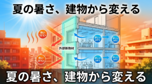 「夏の暑さ、建物から変える」という設備担当者が共感する日本語メッセージ