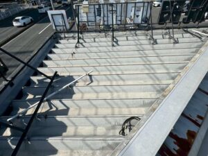 安楽亭 遮熱工事施工前写真｜屋根環境および施工前記録